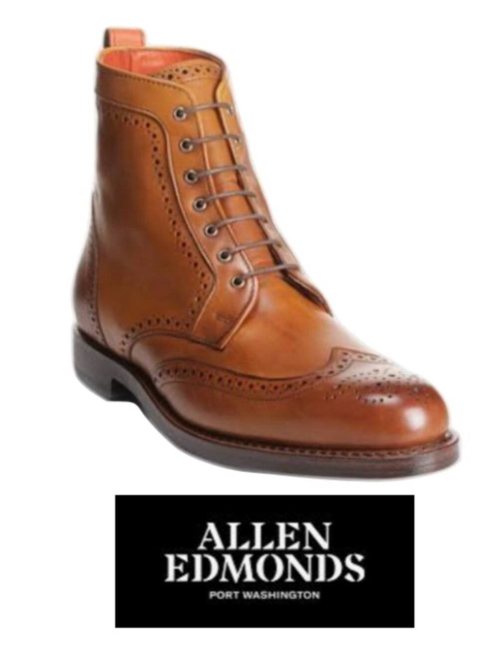 Allen Edmonds Mens "Dalton Wingtip) Size 12